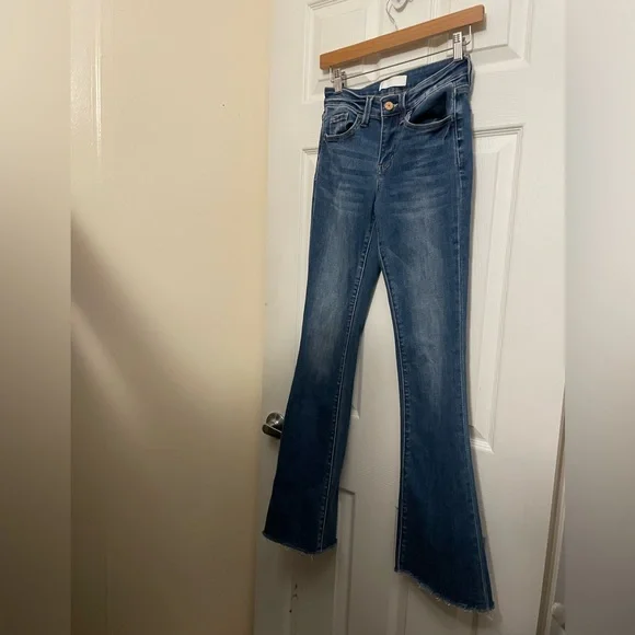 Classic Indigo Flare Jeans - Picture 1 of 7